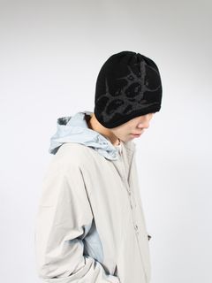 【24AW】スパイク イヤー フラップ ビーニー / SPIKE EAR FLAP BEANIE / ブラック