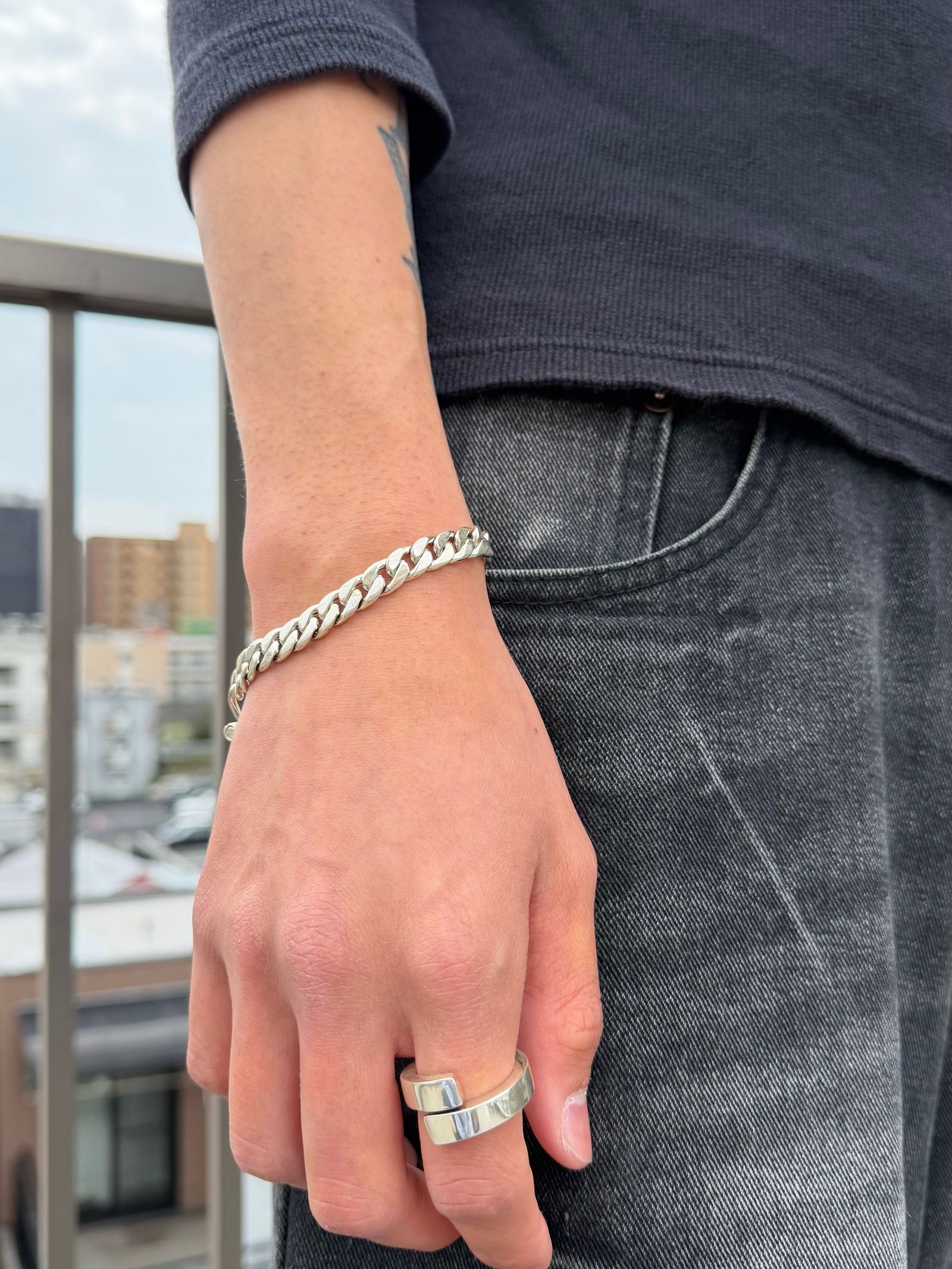 ベーシック リンク ブレスレット / BASIC LINK BRACELET -8mm- / シルバー