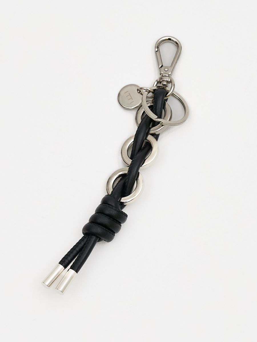 【26AW】 クリスティ リングチェーン ノットチャーム / CRISTY RING CHAIN KNOT CHARM - S STCOW / ブラック