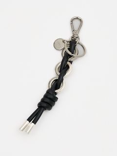 【26AW】 クリスティ リングチェーン ノットチャーム / CRISTY RING CHAIN KNOT CHARM - S STCOW / ブラック