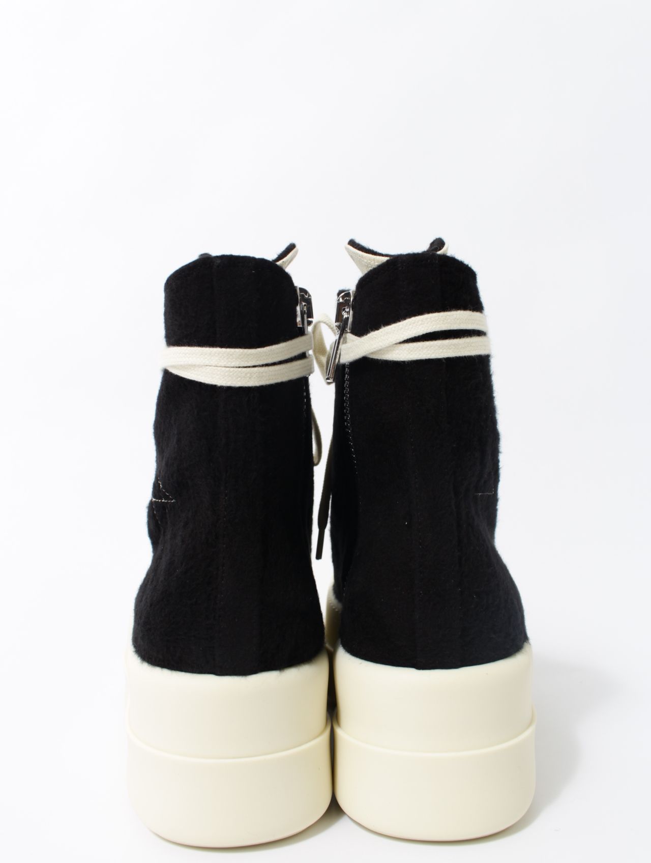 【25AW】ダブルバンパー ハイカット スニーカー / DOUBLE BUMPER SNEAKS / ブラック×ホワイト