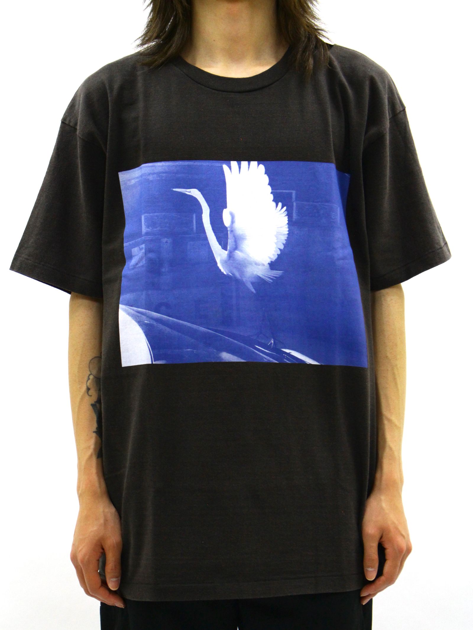 【26SS】ティム・バーバー フォトグラフ バード Tシャツ オニータ / Tim Barber Photograph BIRD T-SHIRT ONIETA / ブラック