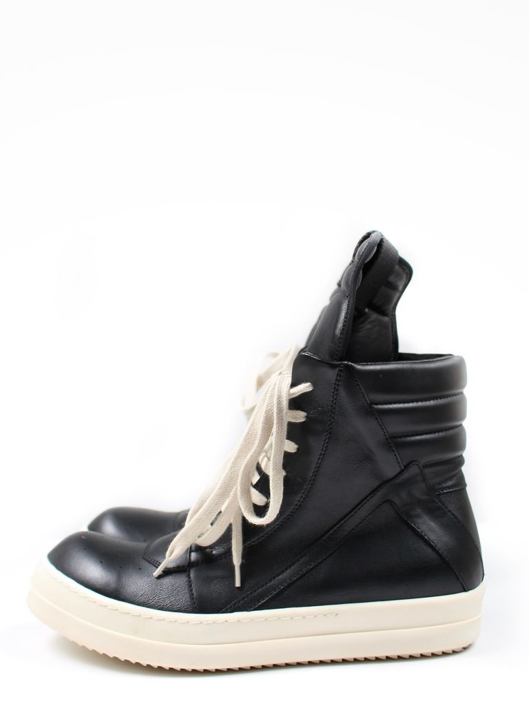 RICK OWENS - ジオバスケット スニーカー / GEOBASKET / ブラック 