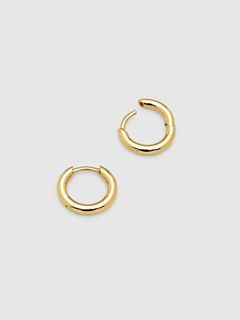 【両耳用】クラシック フープ ピアス S / Classic Hoops Small Gold / ゴールド