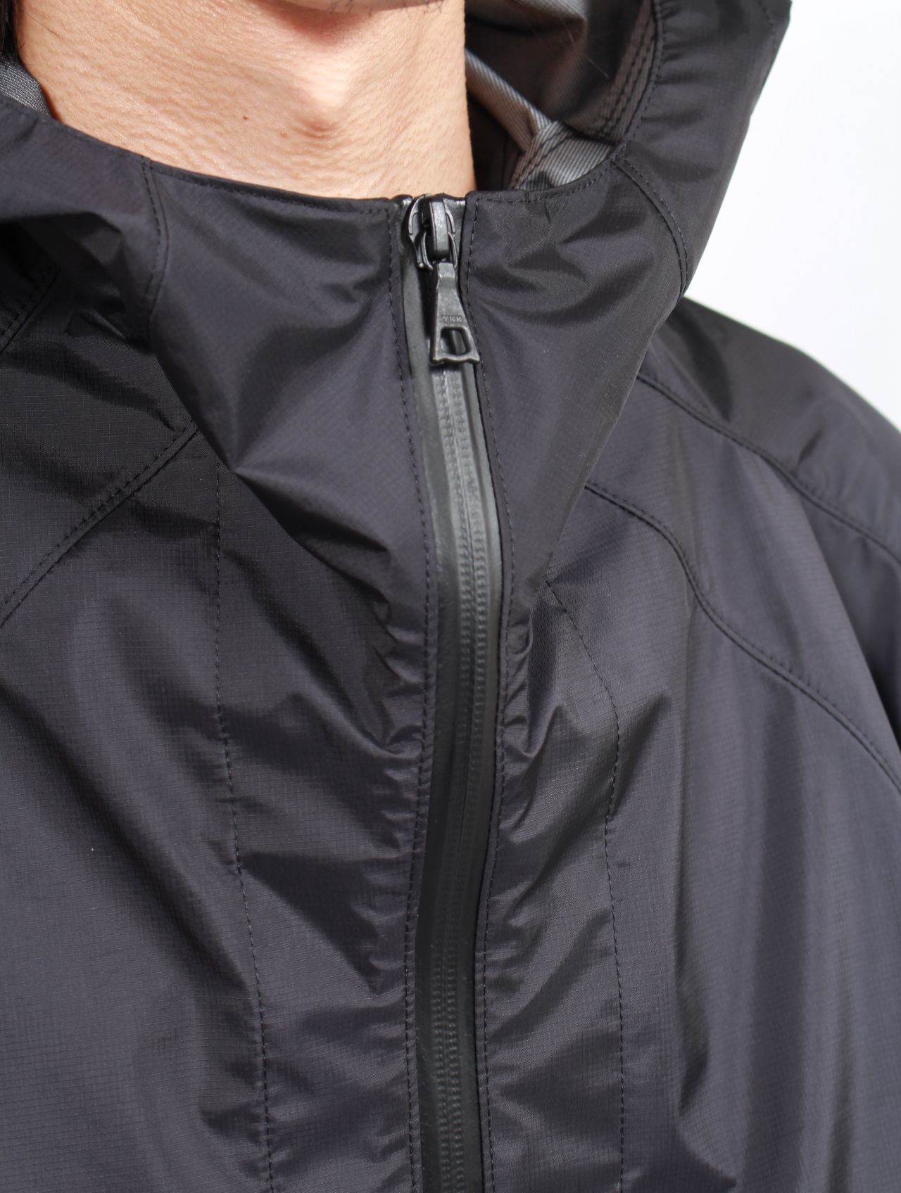 【25SS】ショート ナイロン 3L パーカー / Short Parka 3L Nylon / ブラック