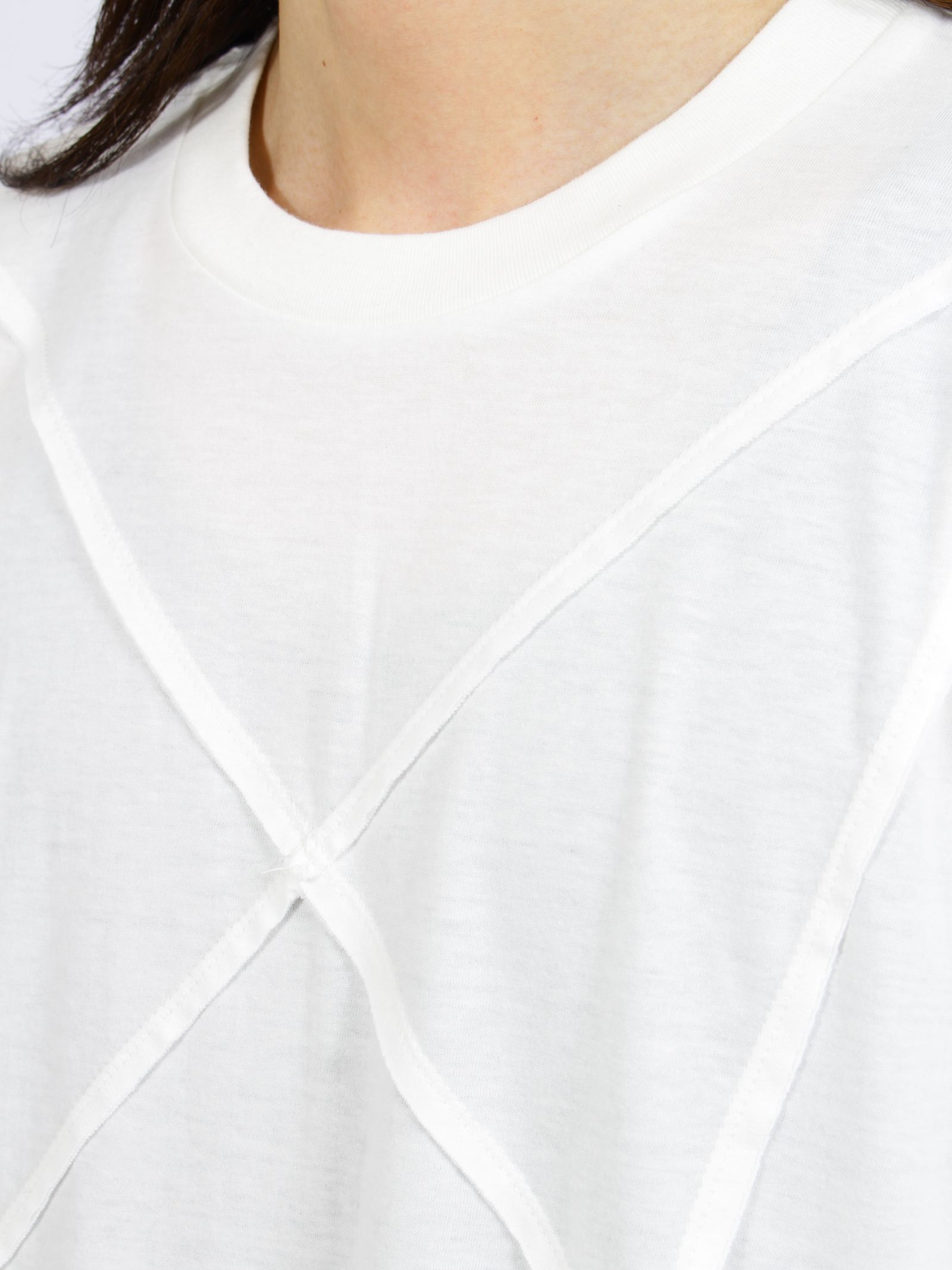 【26AW】コットン ペンタグラム スイッチ ロングスリーブ Tシャツ 長袖 Tシャツ / COTTON PENTAGRAM SWITCHED L/S T-SHIRT / ホワイト