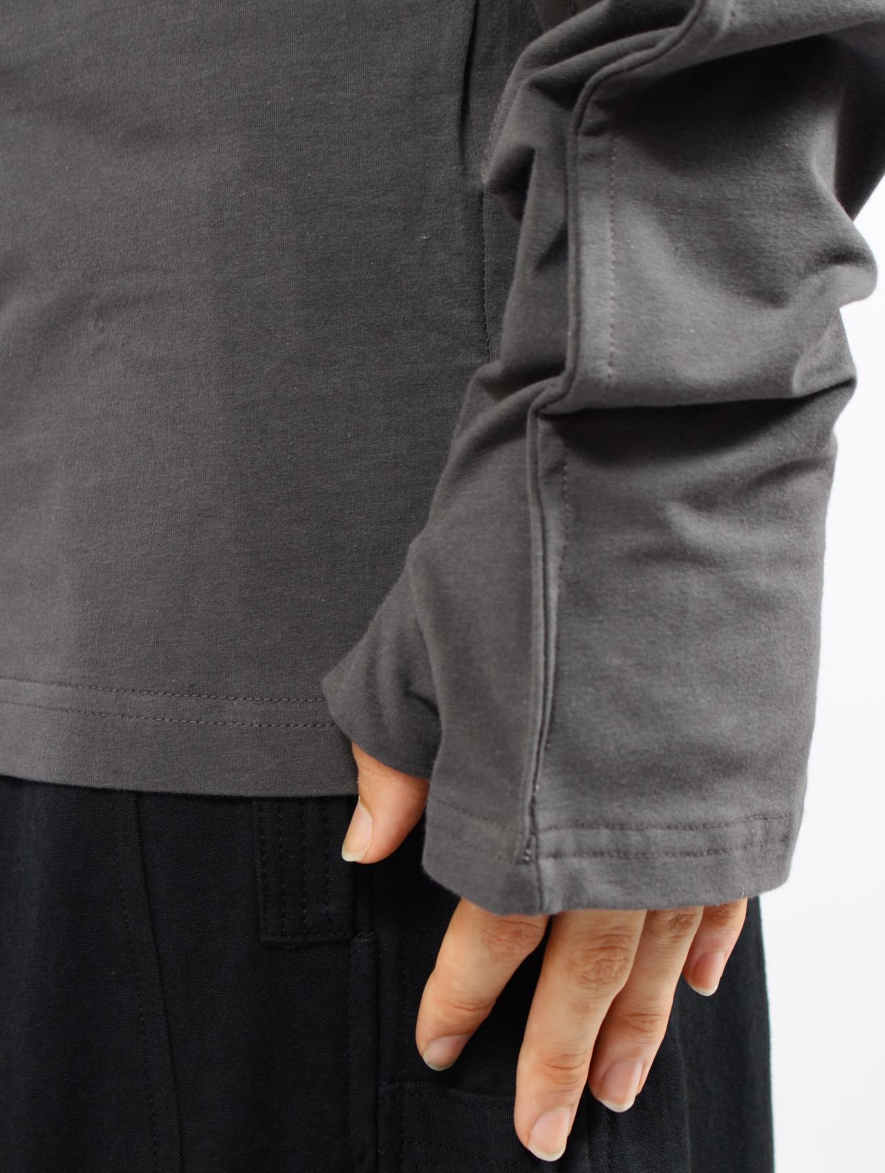 【25AW】サソウ トップス / SASOU TOP / チャコール