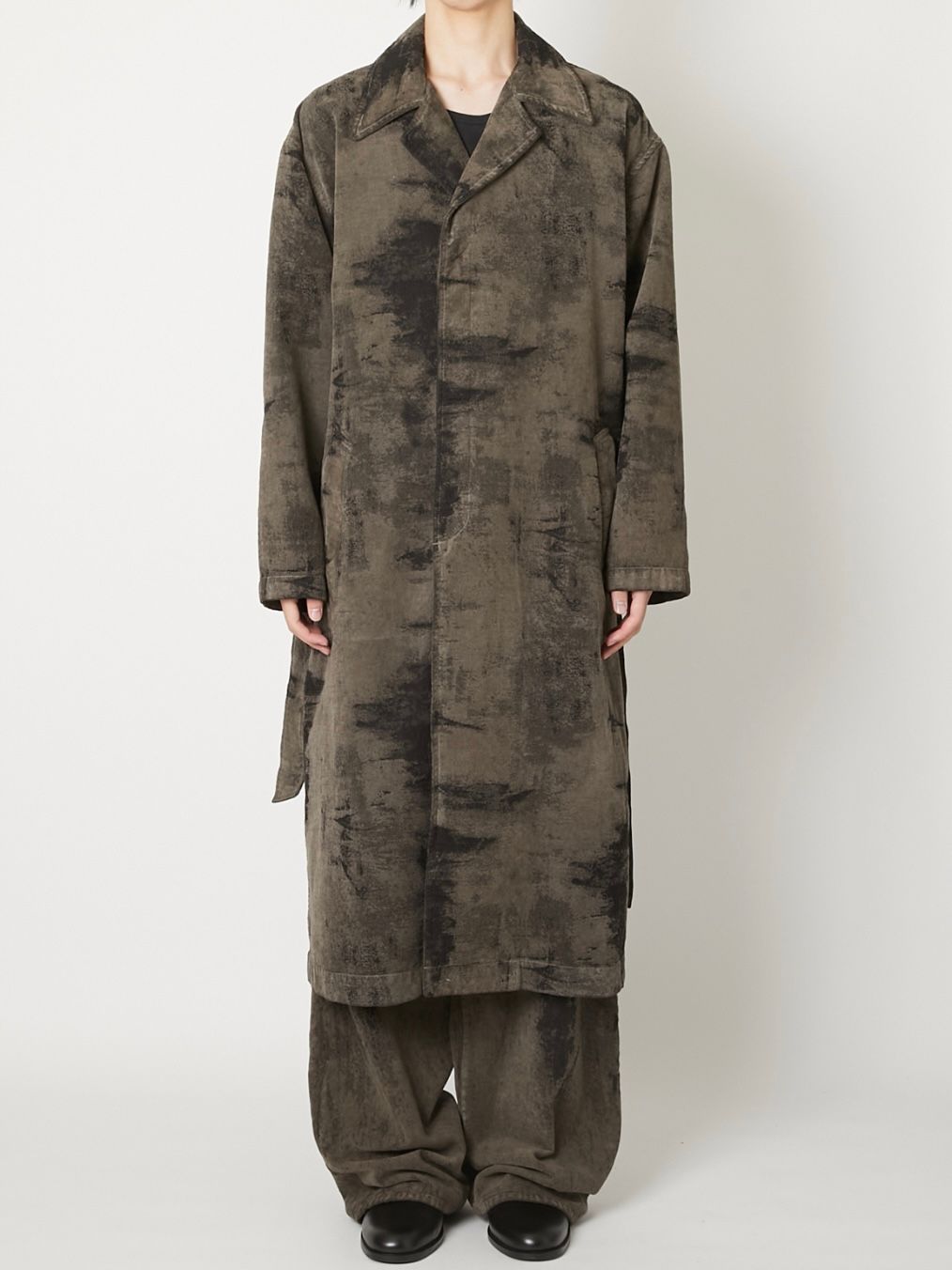 【26AW】モール ジャガード デニム コート / MOLE JACQUARD DENIM COAT / グレー