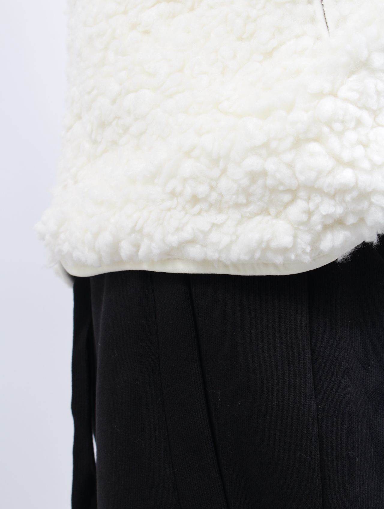 【25AW】ボア フリース ジップアップ ジャケット / EF JACKET / ホワイト