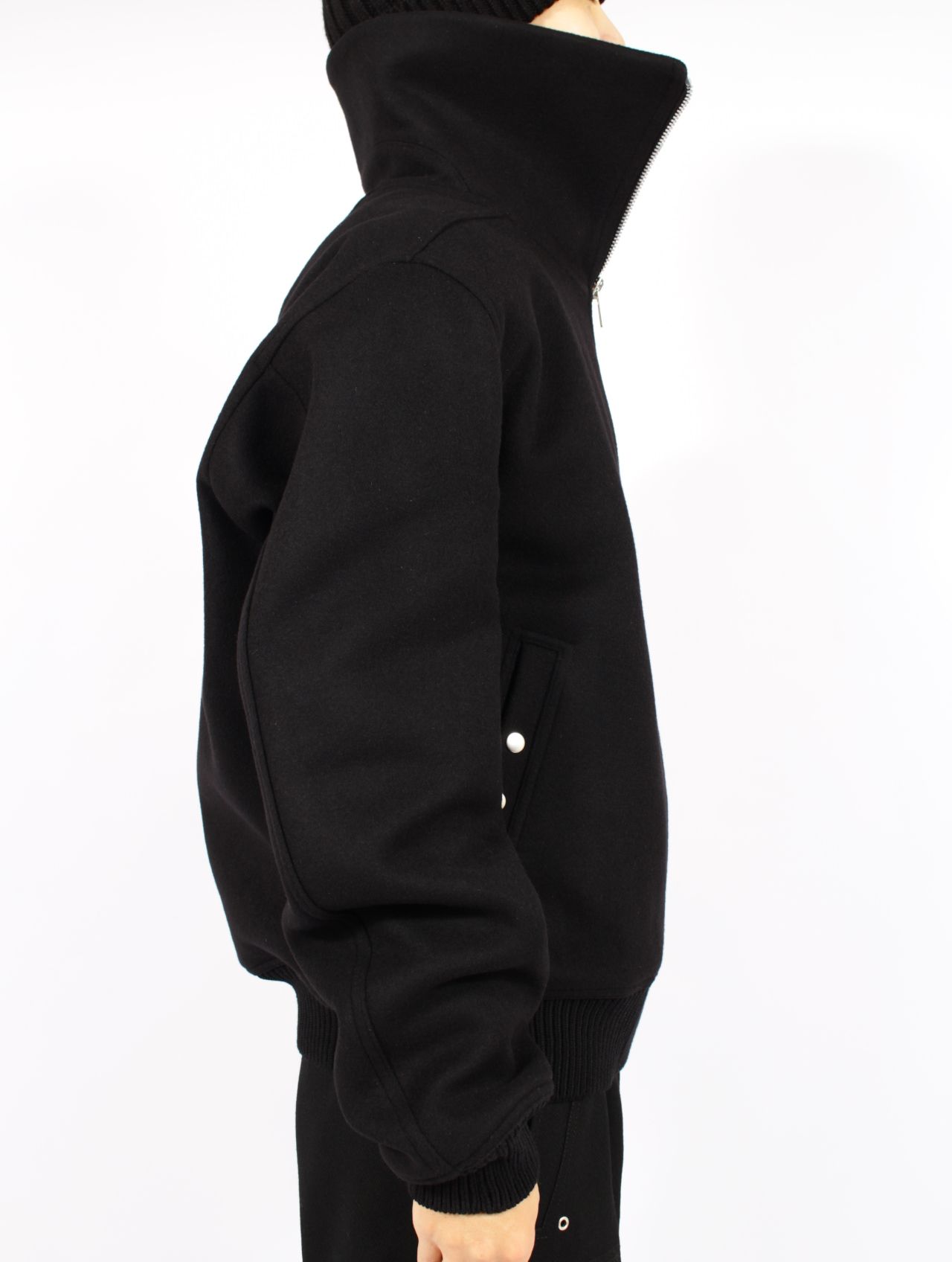 【25AW】ブリクサ ドラキュラカラー ジャケット / BLIXA DRACUCOLLAR / ブラック