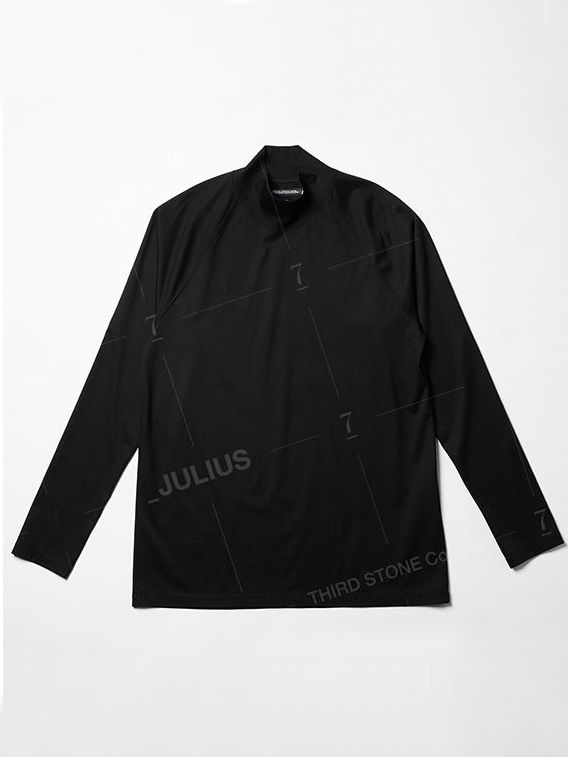 Julius タックシャツ ブラック-