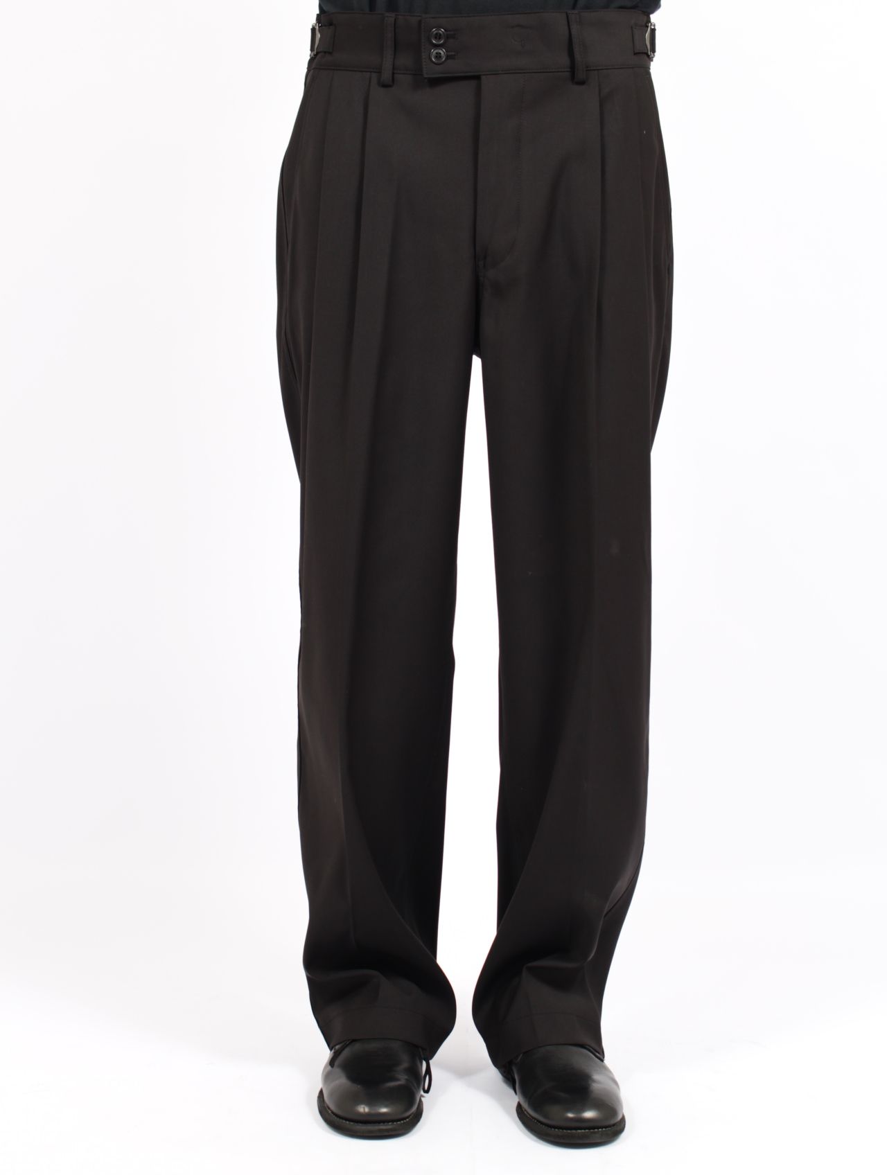 【25AW】サンティアゴ スラックス / SANTIAGO SLACKS / ブラック