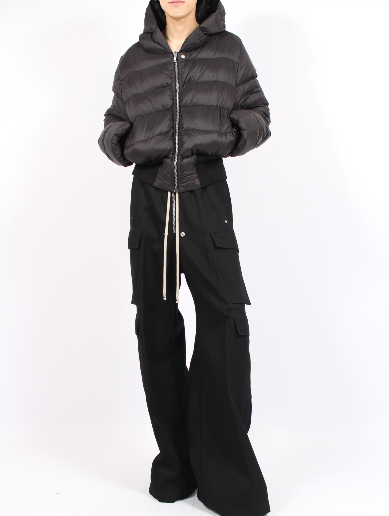 【25AW】フーデッド パファー ダウン ジャケット / HOODED JKT / ブラック