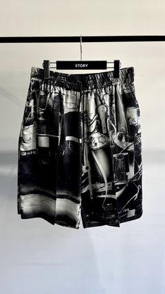 【26SS】佃弘樹 グラフィック パンツ / × HIROKI TSUKUDA GRAPHIC PANTS / ブラック