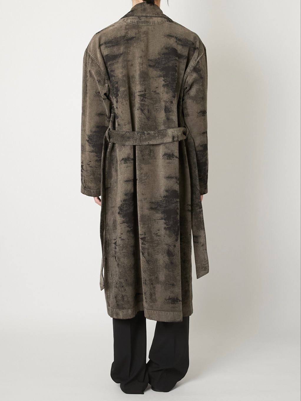 【26AW】モール ジャガード デニム コート / MOLE JACQUARD DENIM COAT / グレー