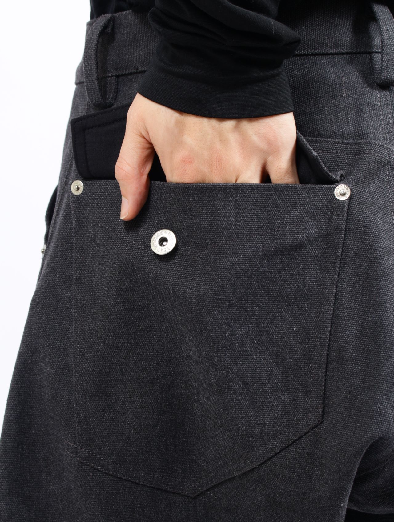 【26SS】 3D ショート デニム パンツ / 3D SHORT DENIM PANTS / ダークグレー