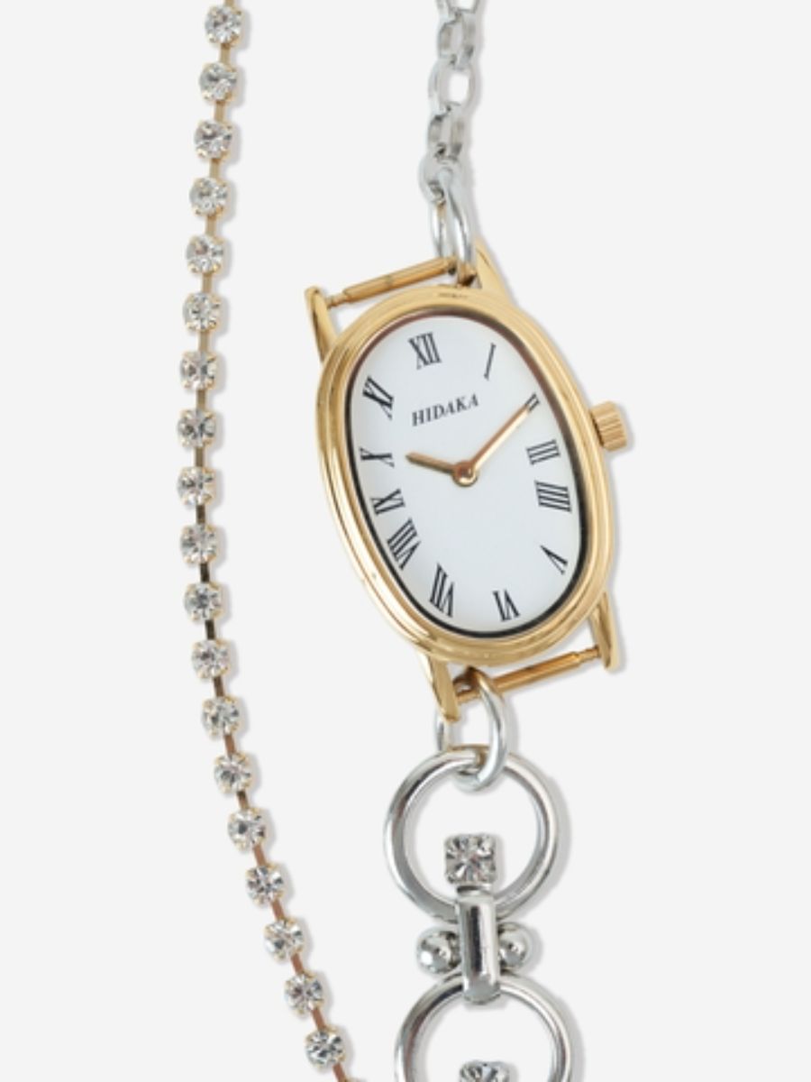 レガシー・ウォッチ・ブレスレット 時計  / LEGACY WATCH BRACELET / シルバー×ゴールド