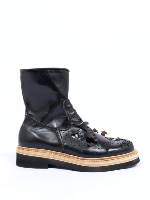 【26AW】KIDS LOVE GAITE コラボ インサイドアウト・ウィング・ジップ・ブーツ / INSIDE-OUT WING ZIP BOOTS / ブラック