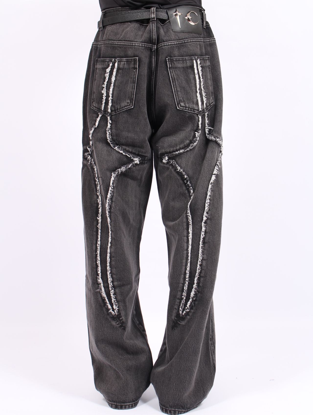 【25AW】トライバル デニム パンツ / TRIBLE DENIM PANTS / ブラック
