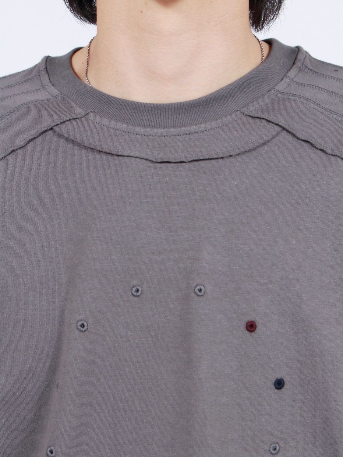 【25AW】ジュウニシ ロングスリーブ Tシャツ / 十二支 LS TEE / グレー