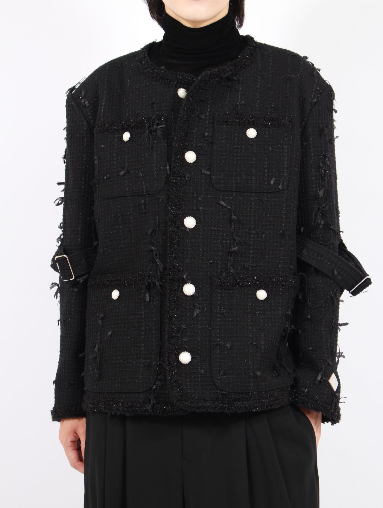 ジャケット・アウター el conductorH MIXED TWEED BONDAGE JKT el conductorH MIXED TWEED BONDAGE JKT - メルカリ