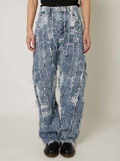 【24AW】ブランドオリジナル ワイドデニムパンツ / TAAKK DENIM PANTS / インディゴ