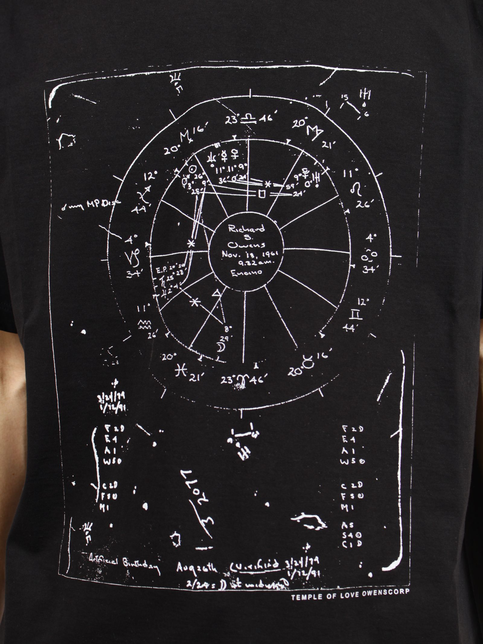 【26SS】ブラッド 半袖 プリント Tシャツ / BRAD T / ブラック×ミルク