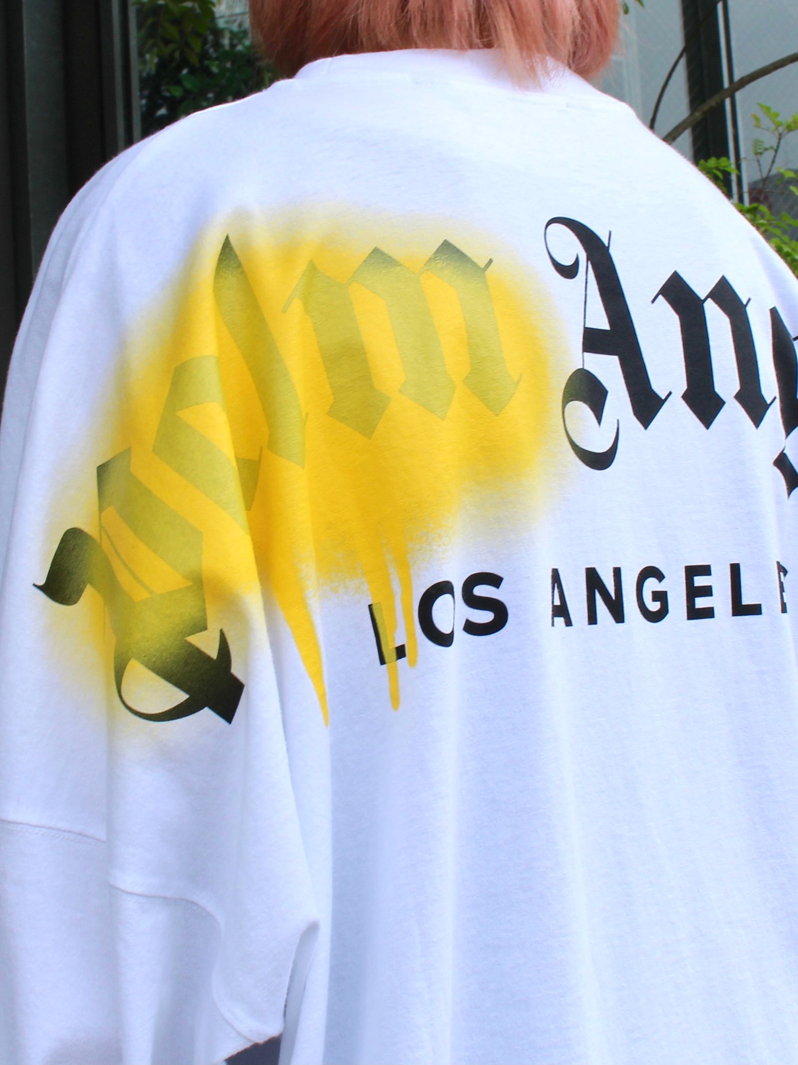 PALM ANGELS - 【21SS】LA スプレー ロングスリーブTシャツ / LA 
