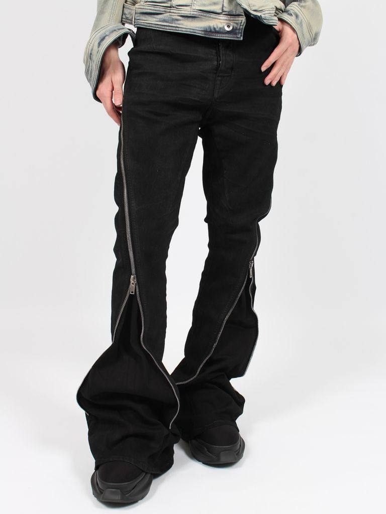 RICK OWENS DRKSHDW - 【24SS】ボランバナナ ジップ デニムパンツ  