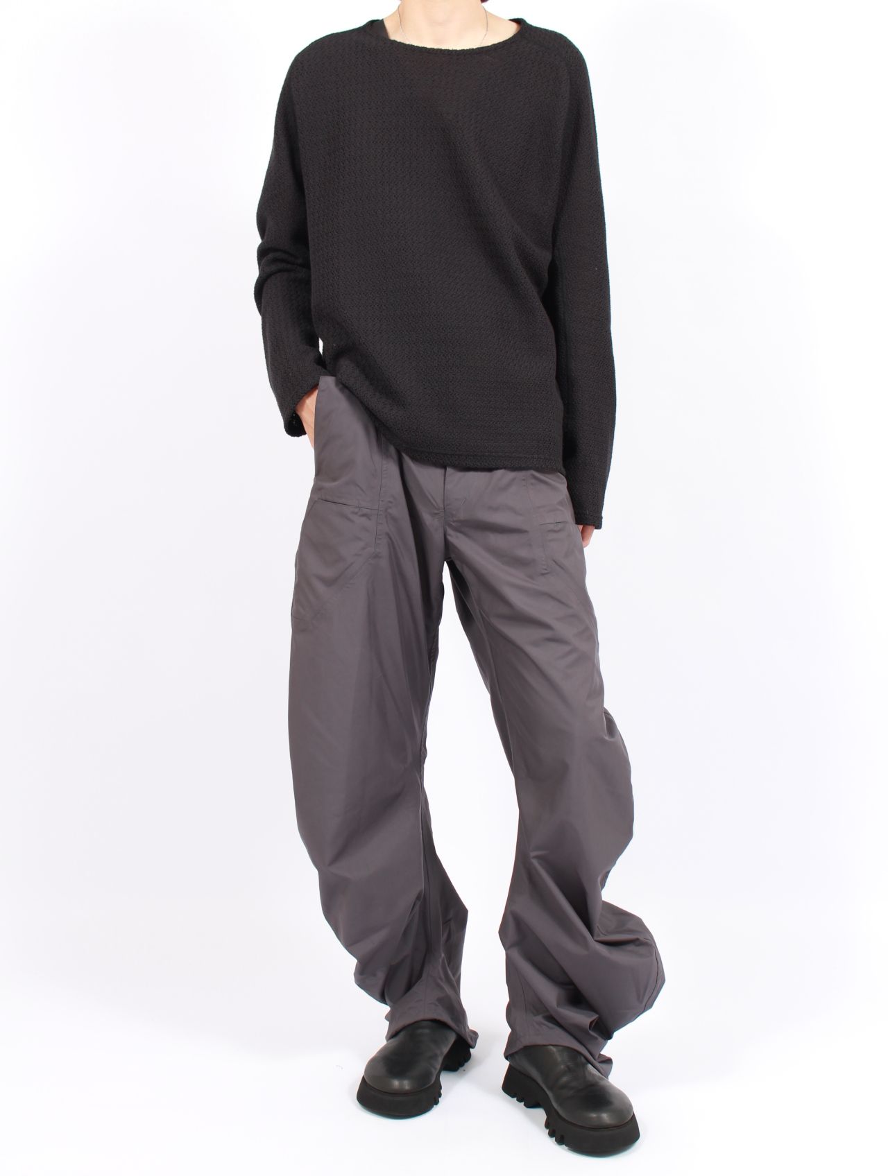【25AW】6ポケット パネル ツイスト トラウザーズ / 6Pocket Panel Twist Trousers / グレー
