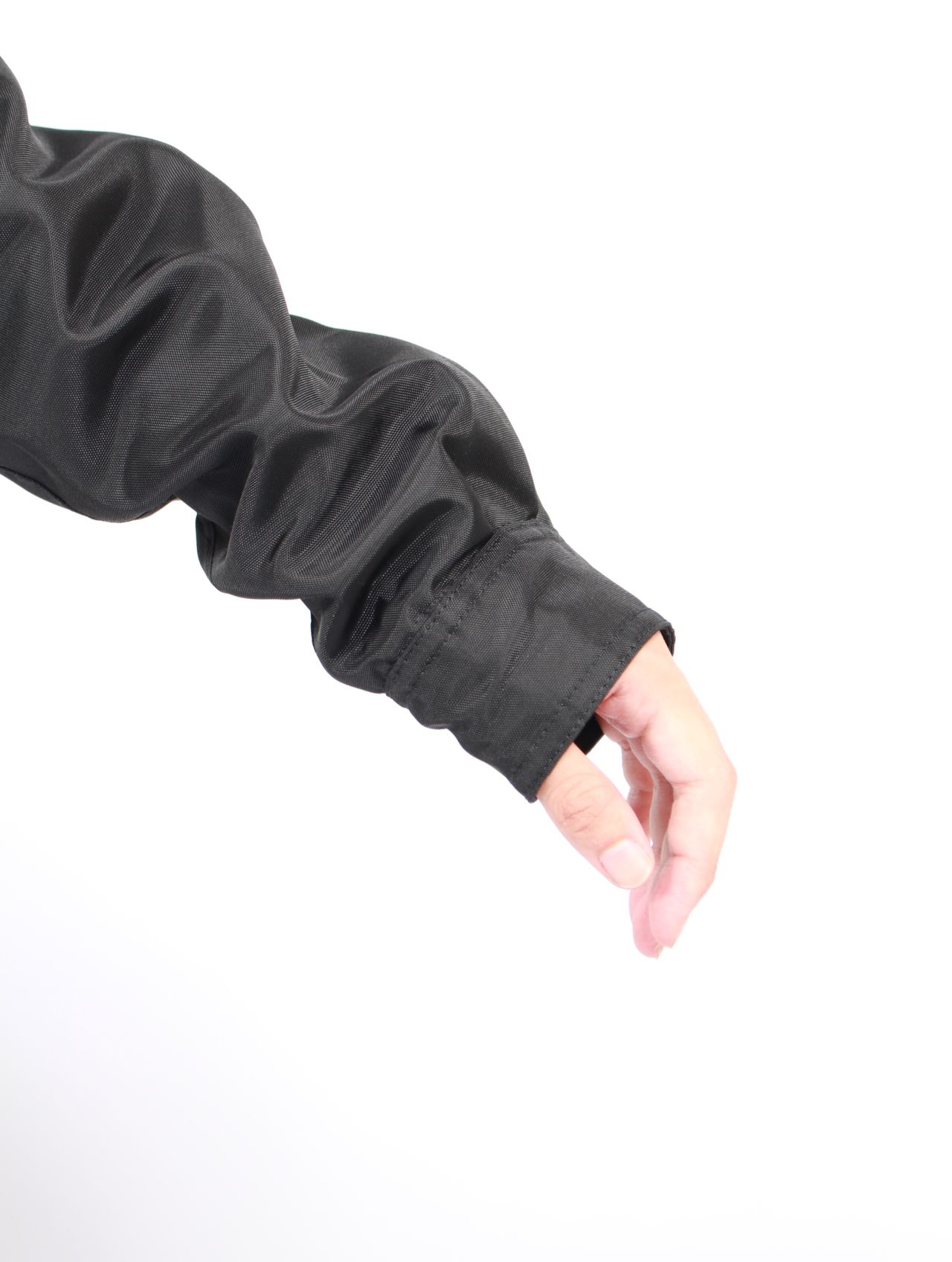 【25AW】コンシール ジップフロント ジャケット / CONCEALED ZIPFRONT JKT / ブラック