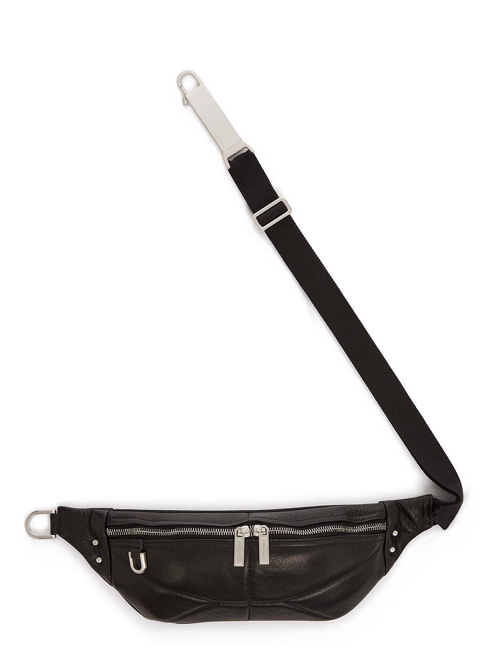 RICK OWENS - 【22FW】レザー ボディバッグ / GEO BUMBAG / ブラック ...