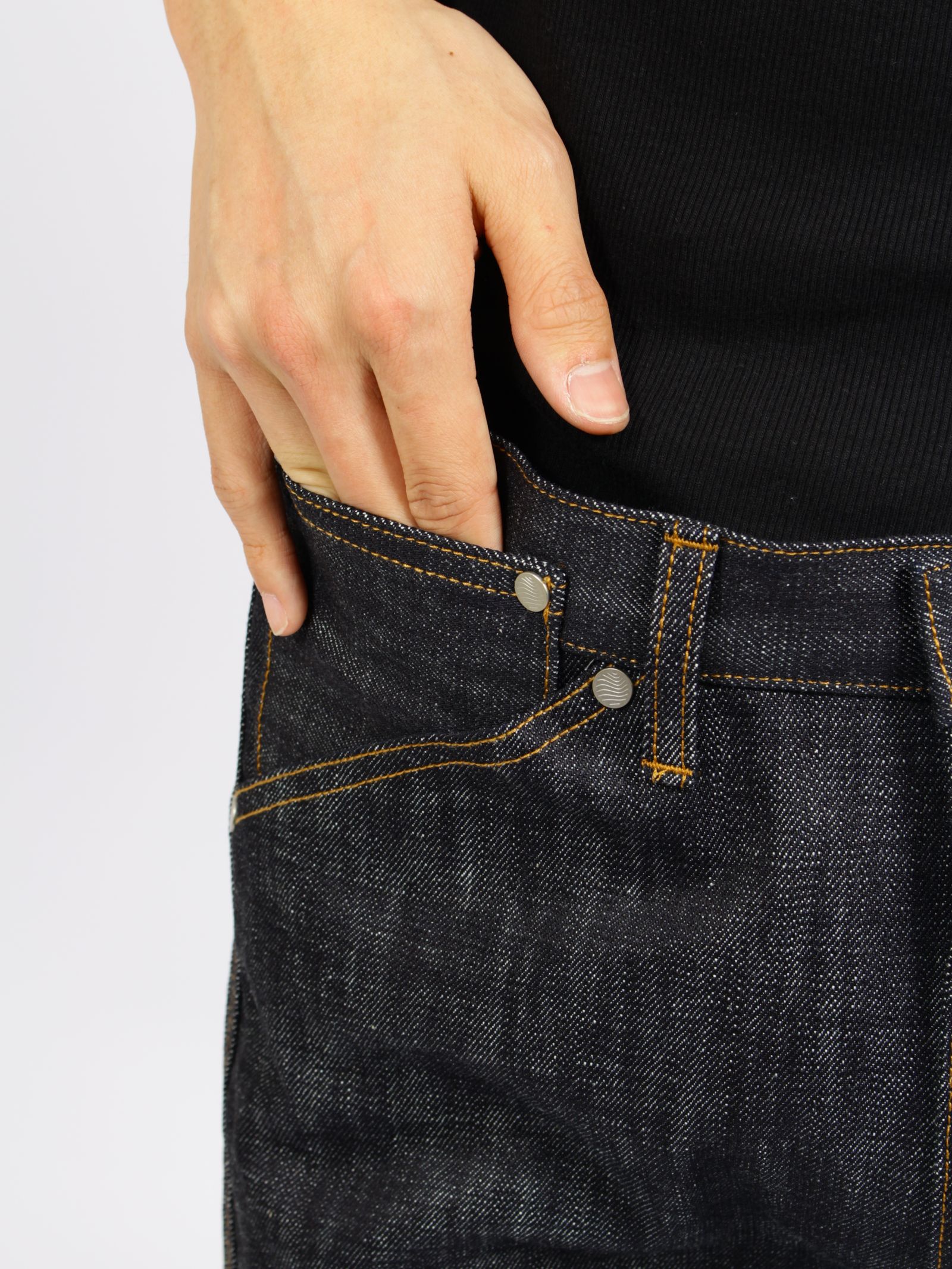 【26AW】新モデル 3D ツイステッド ジーンズ  / 3D TWISTED JEANS  / RAW INDIGO (ロー インディゴ)