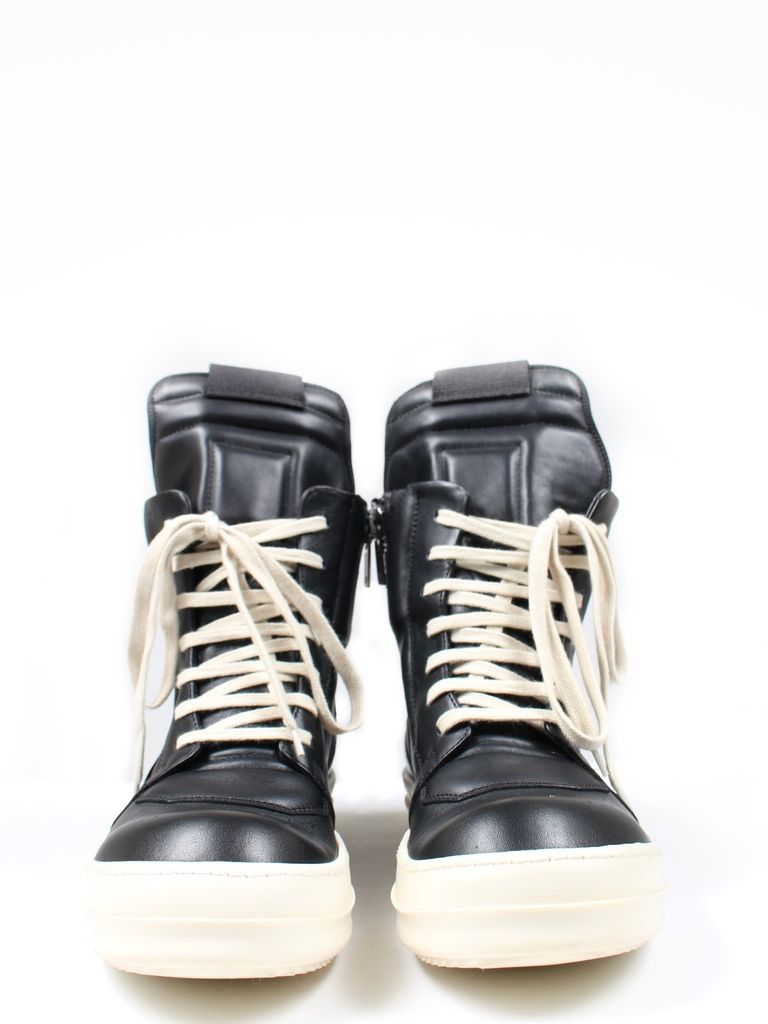 RICK OWENS - ジオバスケット スニーカー / GEOBASKET / ブラック 