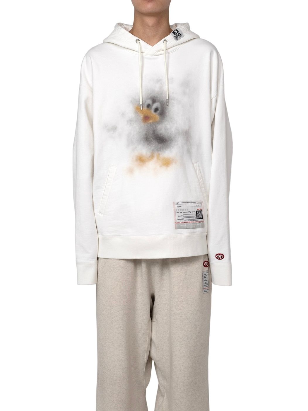 Maison MIHARA YASUHIRO - 【24AW】ダックプリント オーバーサイズ パーカー / DUCK PRINTED HOODIE /  ホワイト | STORY