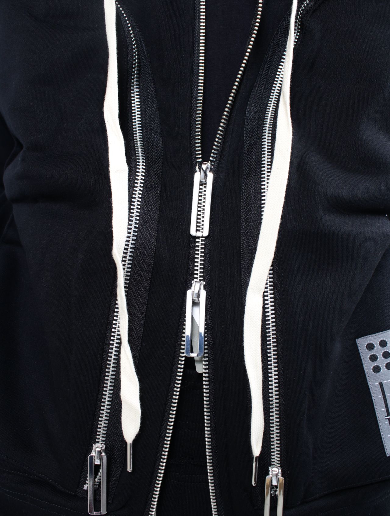 【25SS】ヒドゥン ジップアップ フーディー ジップパーカー / HIDDEN ZIP UP HOODIE / ブラック