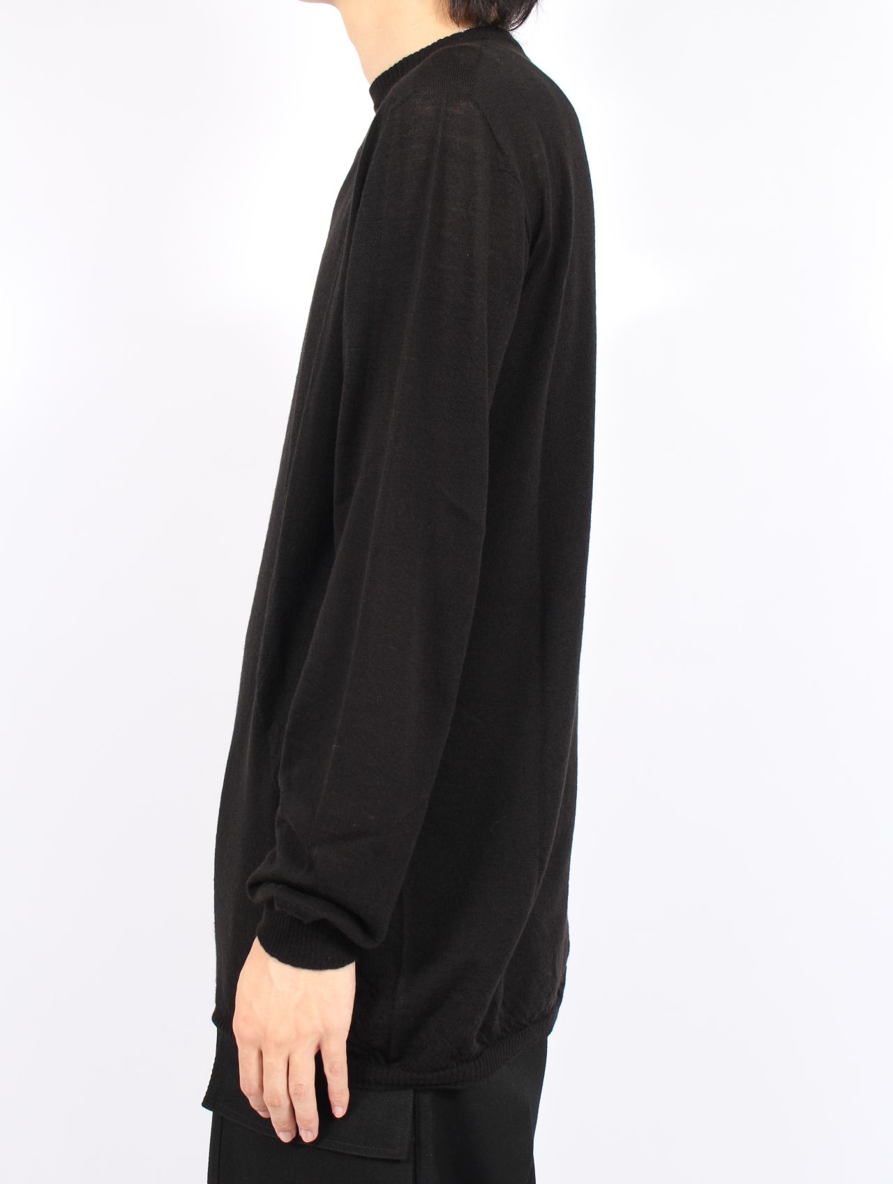 【25AW】オーバーサイズ レベル ニット カットソー / OVERSIZED LEVEL / ブラック