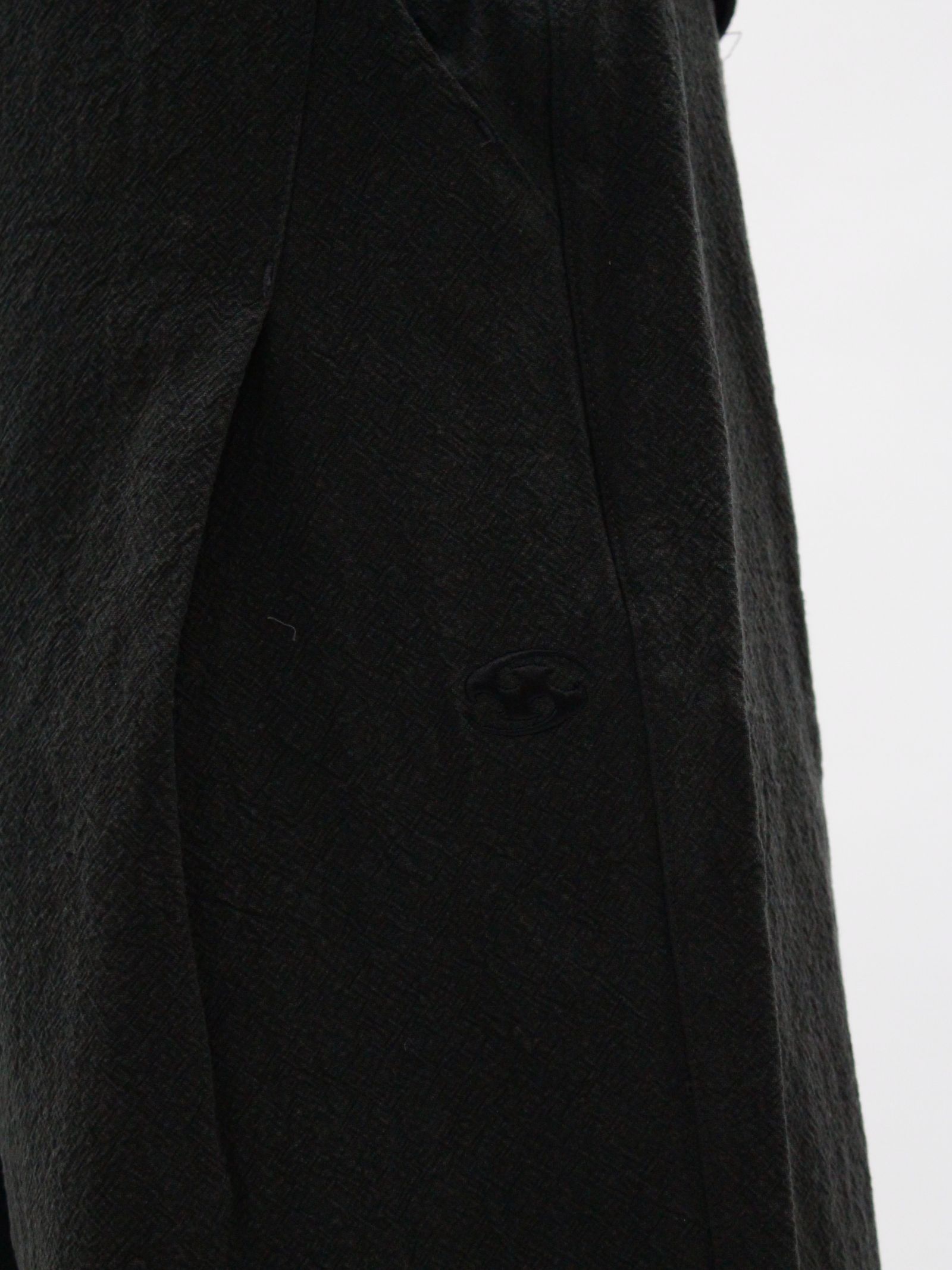 【26SS】ウェーブ テープド パンツ / WEAVE TAPED PANTS / ブラック