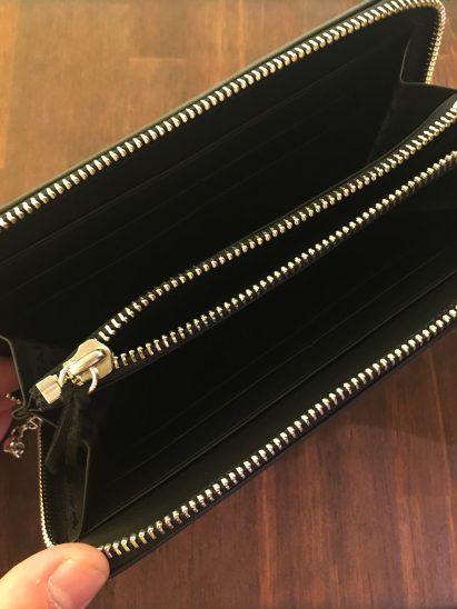 楽天カード分割】 GARNI Insection Zip Long Wallet / ブラック 長財布