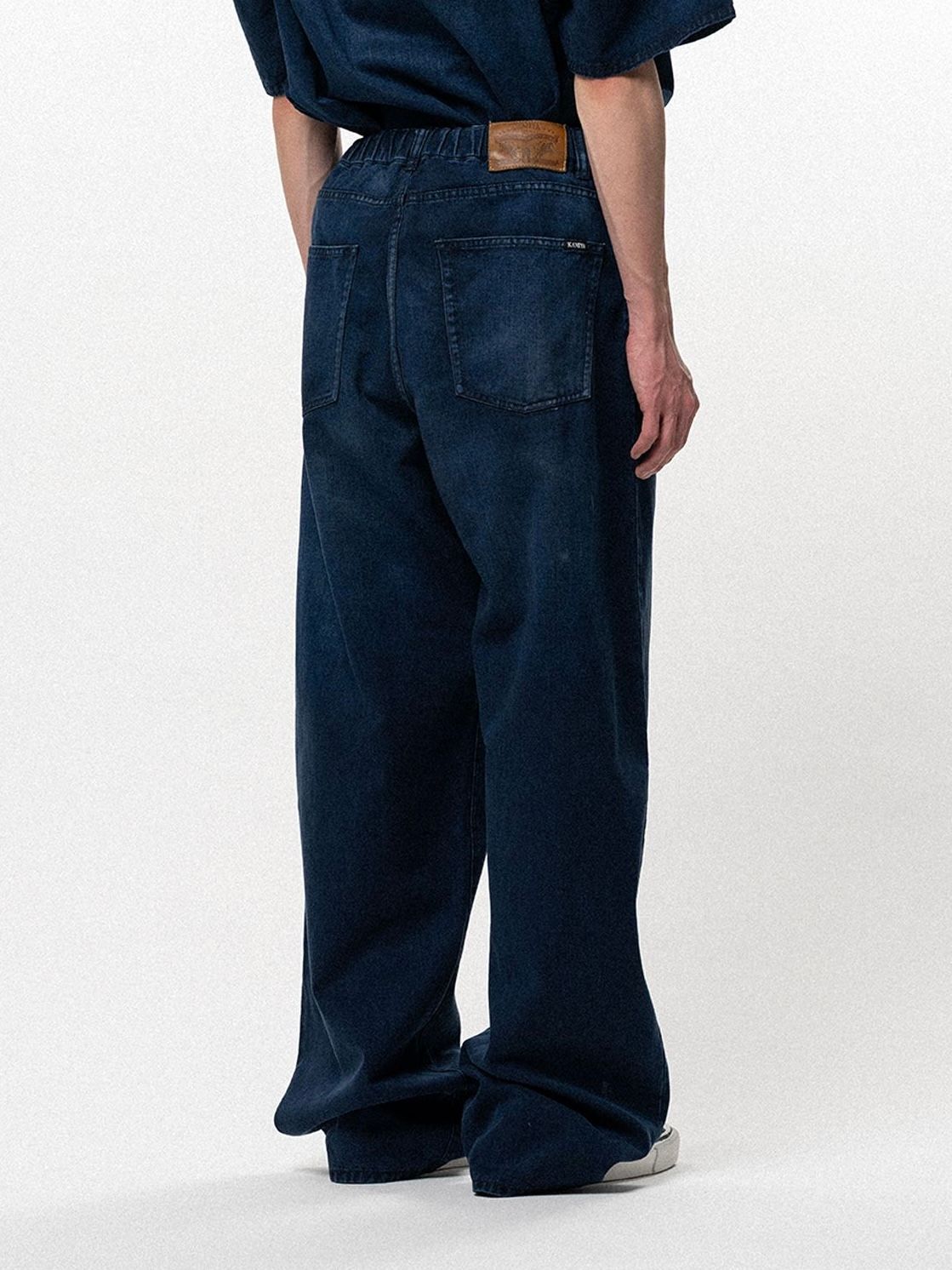 【26SS】テンセル デニム ワイド パンツ / TENCEL DENIM WIDE DENIM PANTS / インディゴ