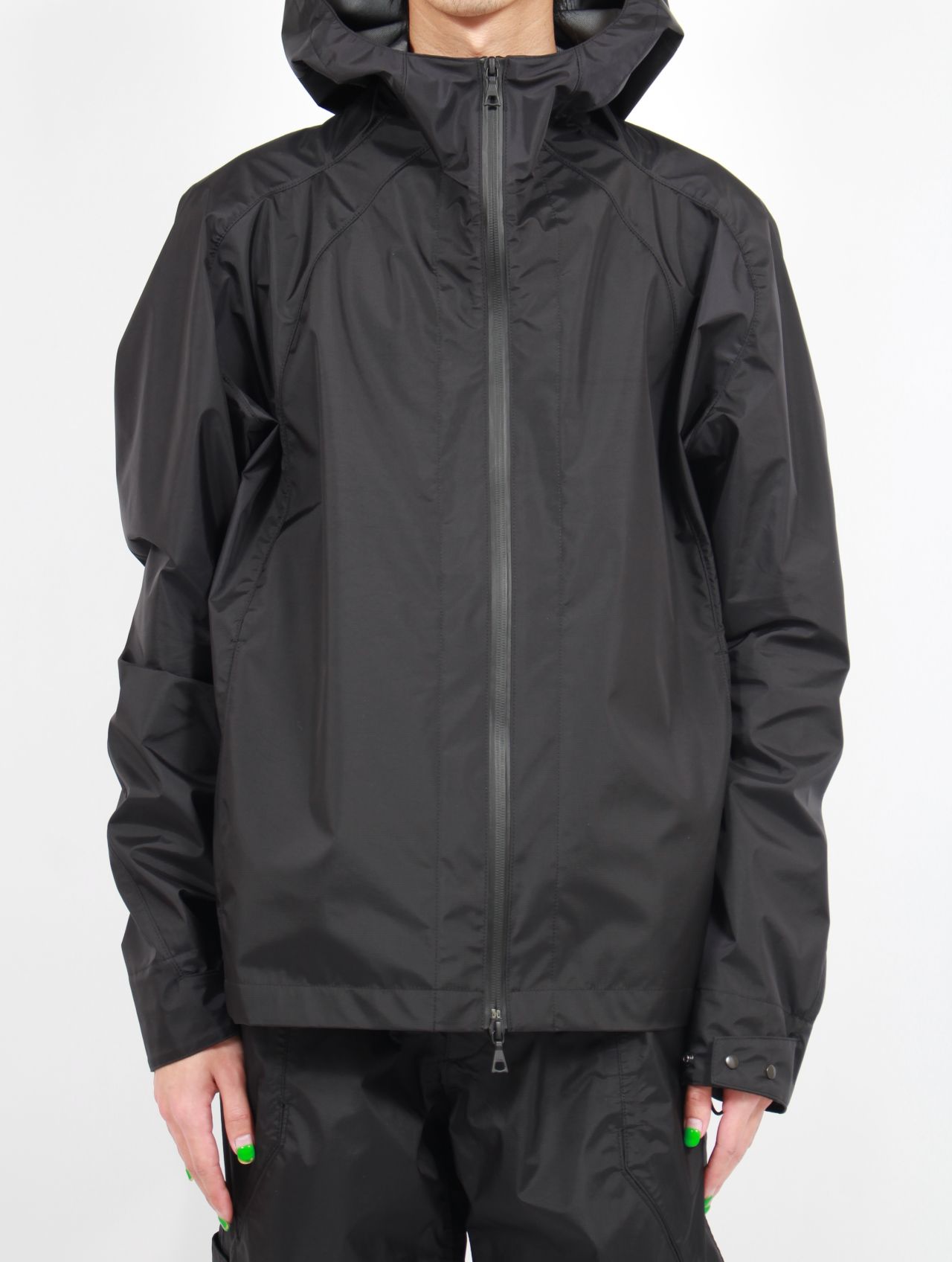 【25SS】ショート ナイロン 3L パーカー / Short Parka 3L Nylon / ブラック