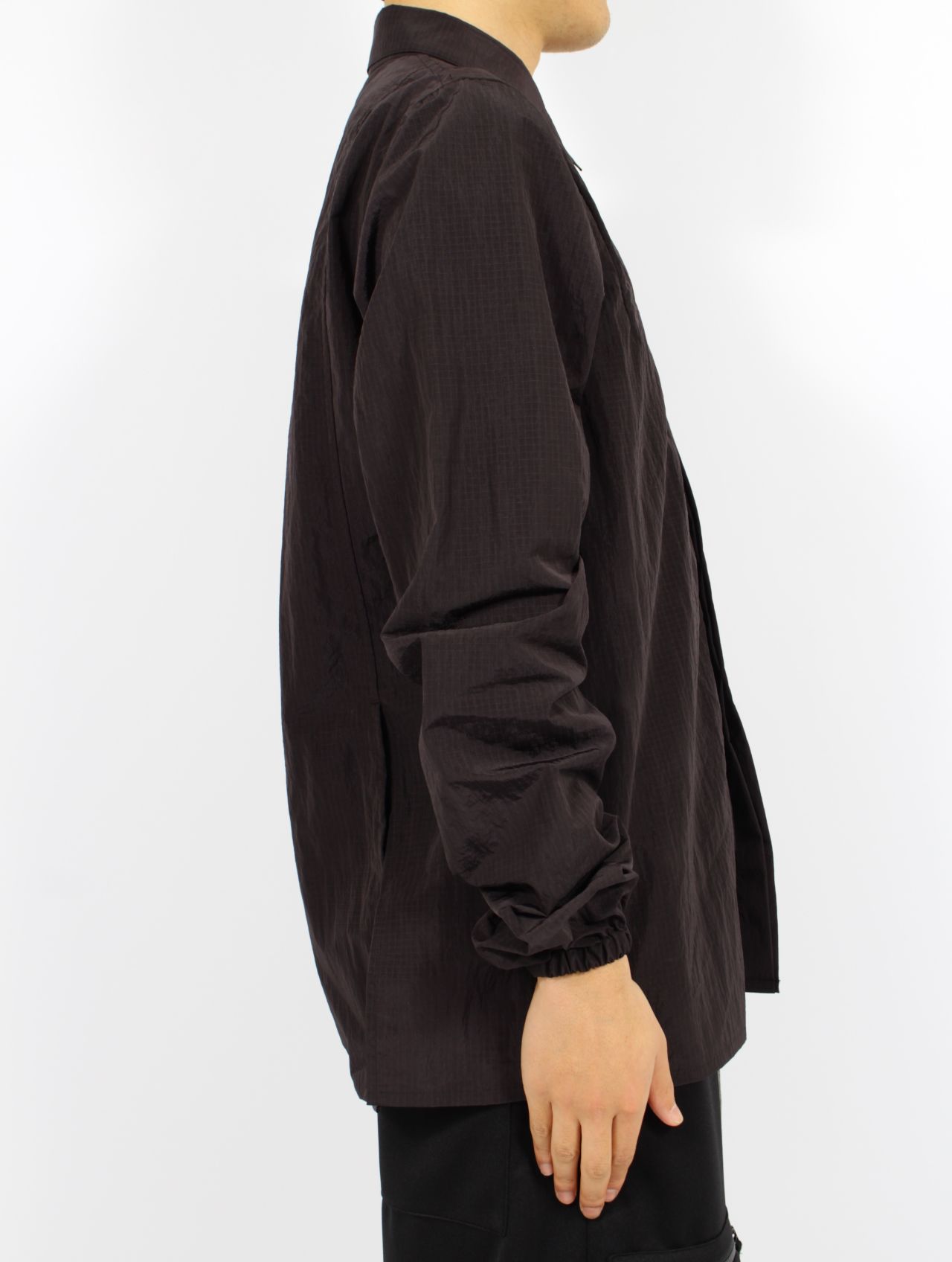 【25SS】モノフィル リップストップ カバー ハンド シャツ / MONOFIL RIPSTOP COVER HAND SHIRT / ブラック