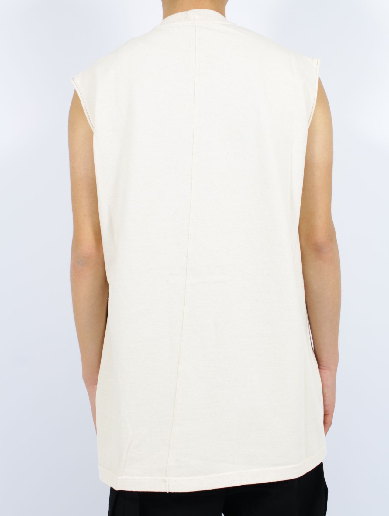 関税送料込◆Rick Owens◆タープT ノースリーブ カットソー RICK OWENS DRKSHDW - 【25SS】タープT ノースリーブ カットソー