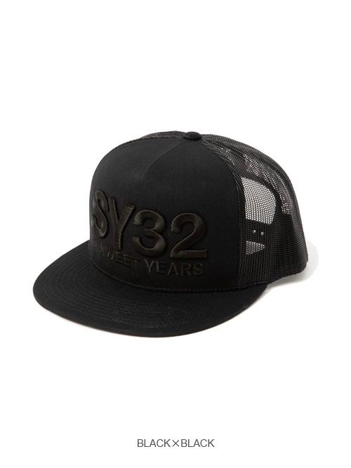 SY32 by SWEET YEARS - 3Dロゴ メッシュキャップ / 3D LOGO SNAPBACK