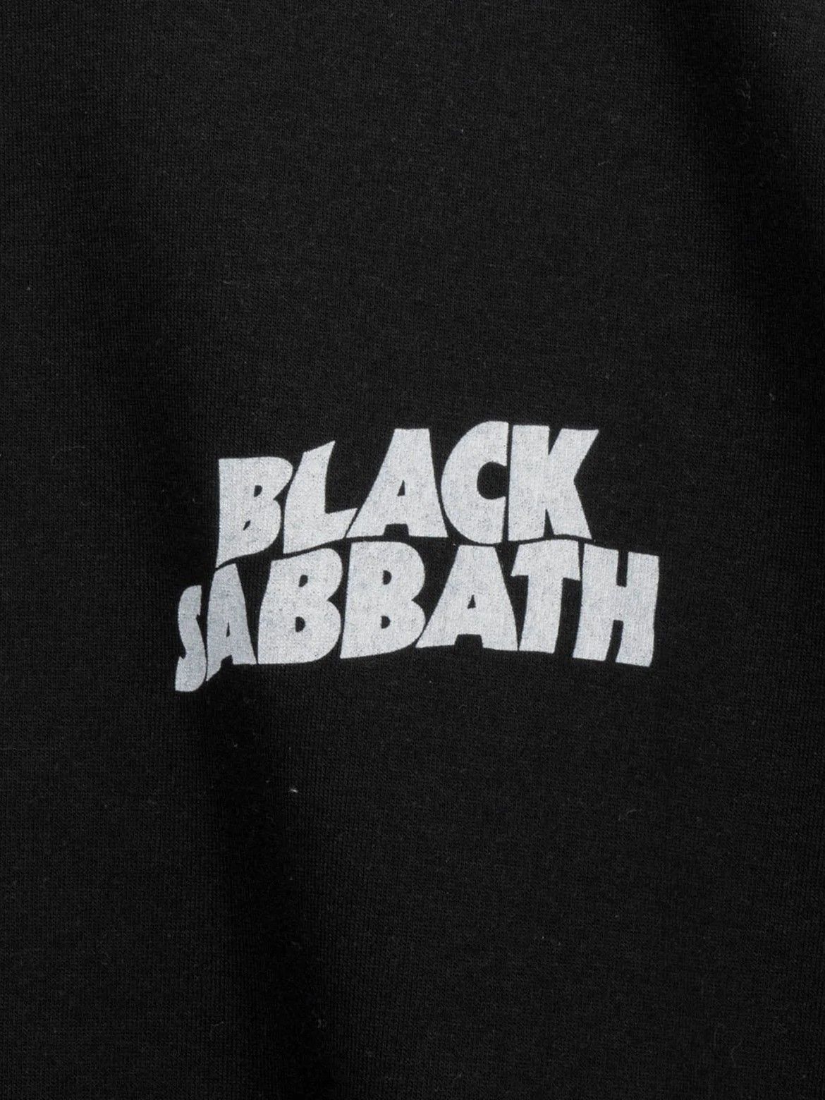 ブラック サバス オーバーサイズ Tシャツ / BLACK SABBATH PRIME-OVER CREW NECK T-SHIRT #1 / ブラック