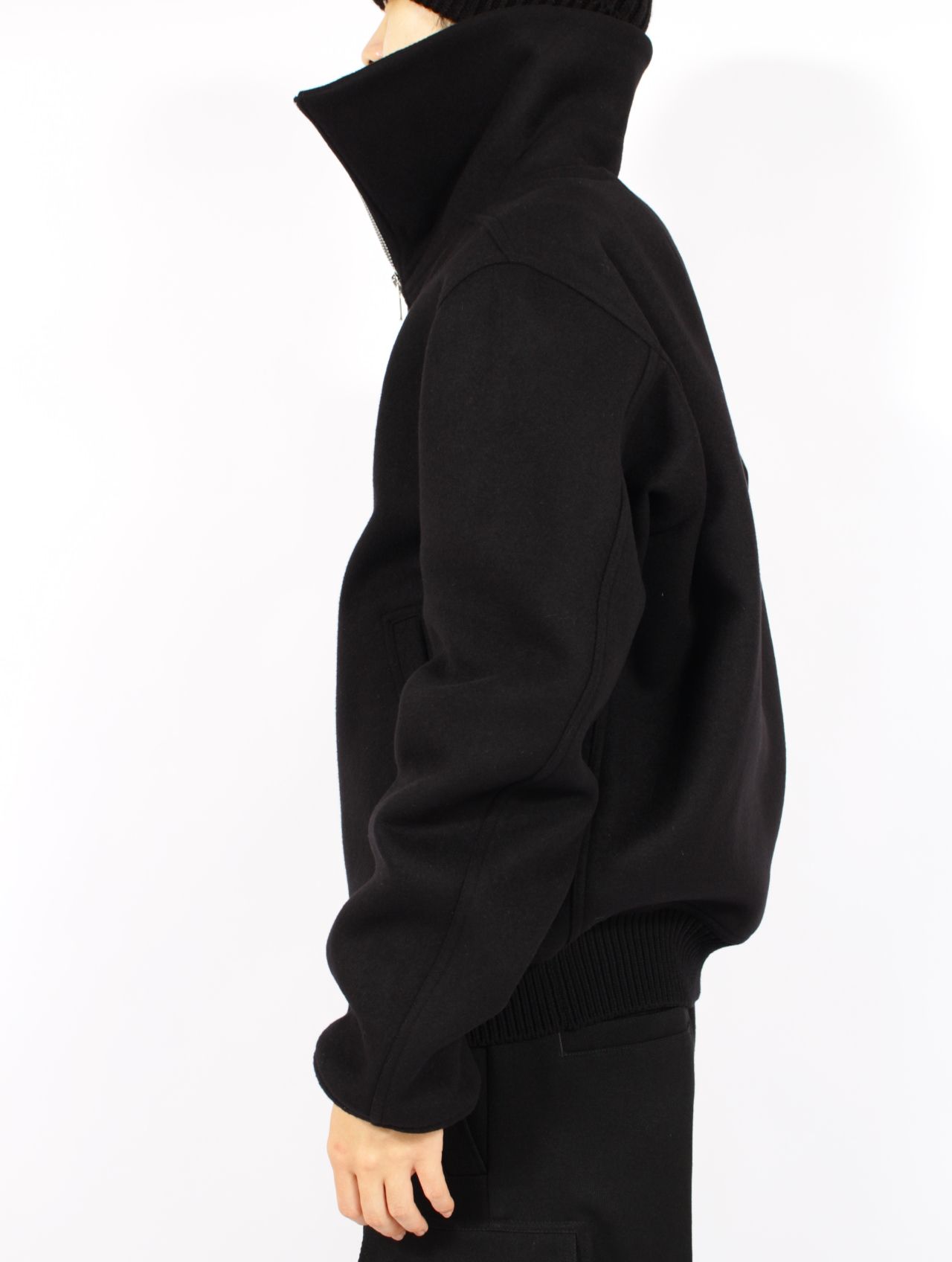 【25AW】ブリクサ ドラキュラカラー ジャケット / BLIXA DRACUCOLLAR / ブラック