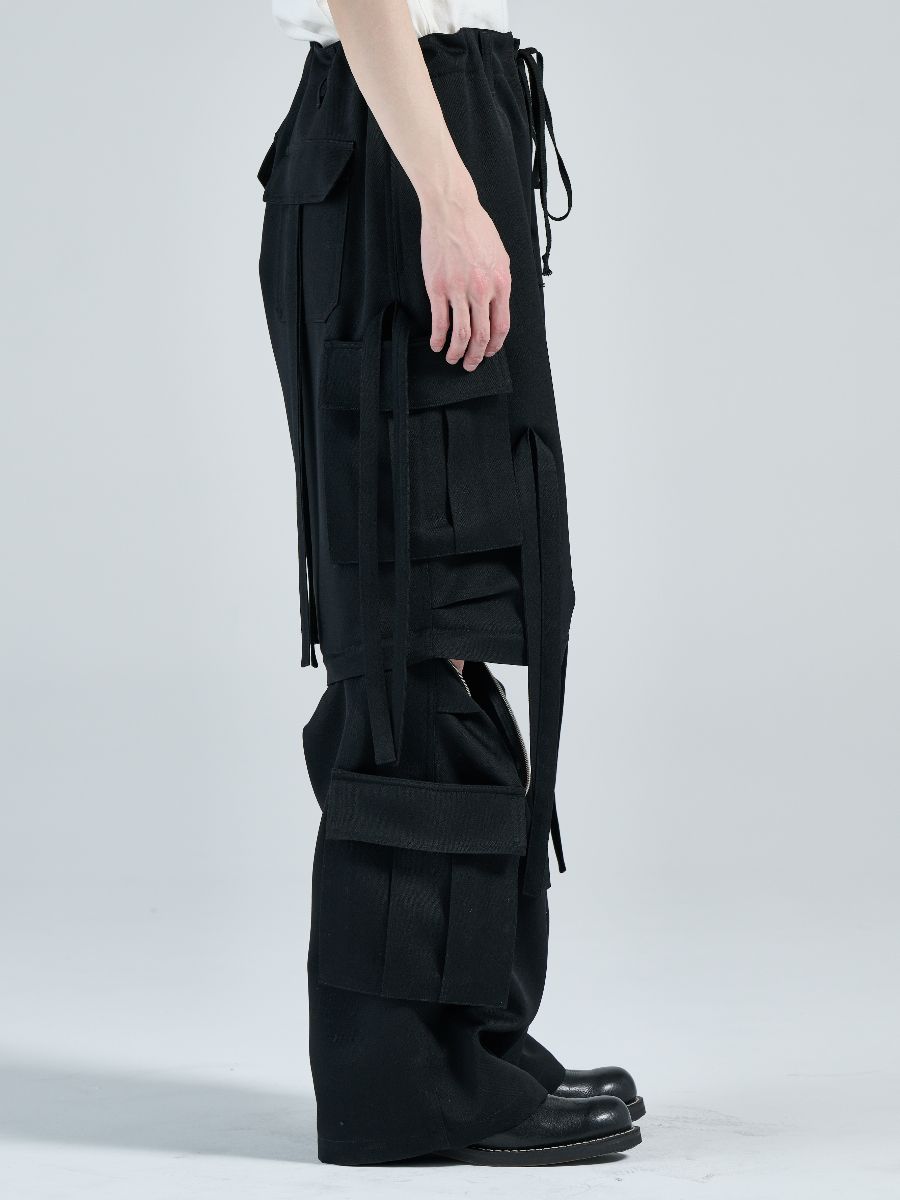 【27SS】 TECHNO PANTS / ブラック