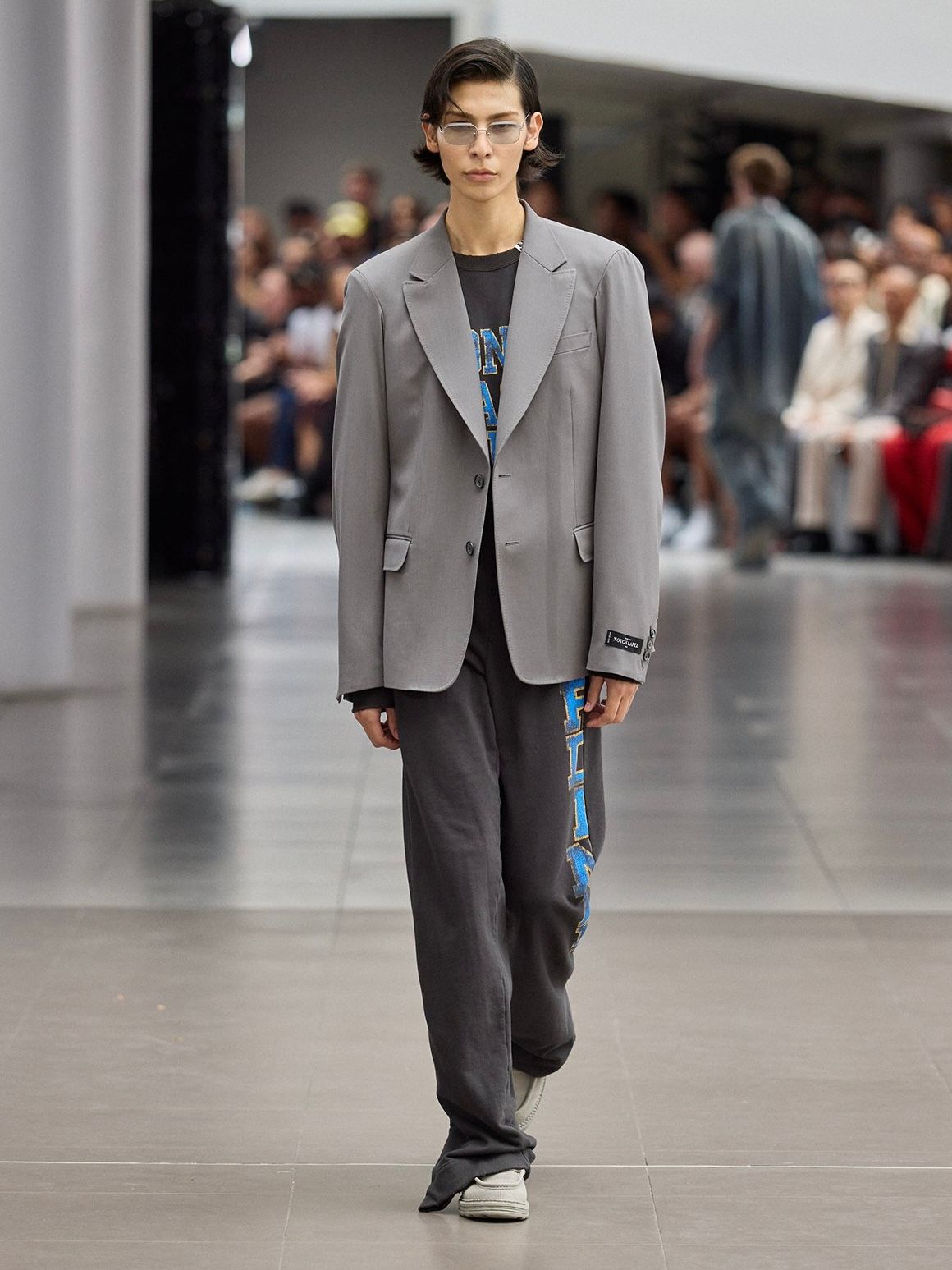 【26SS】カレッジ プリント スウェット パンツ / College Print Sweat Pants / ブラック