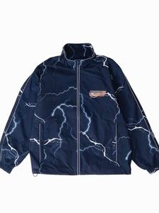 ライトニング トラック ナイロンジャケット / LIGHTNING TRACK JACKET / ネイビー