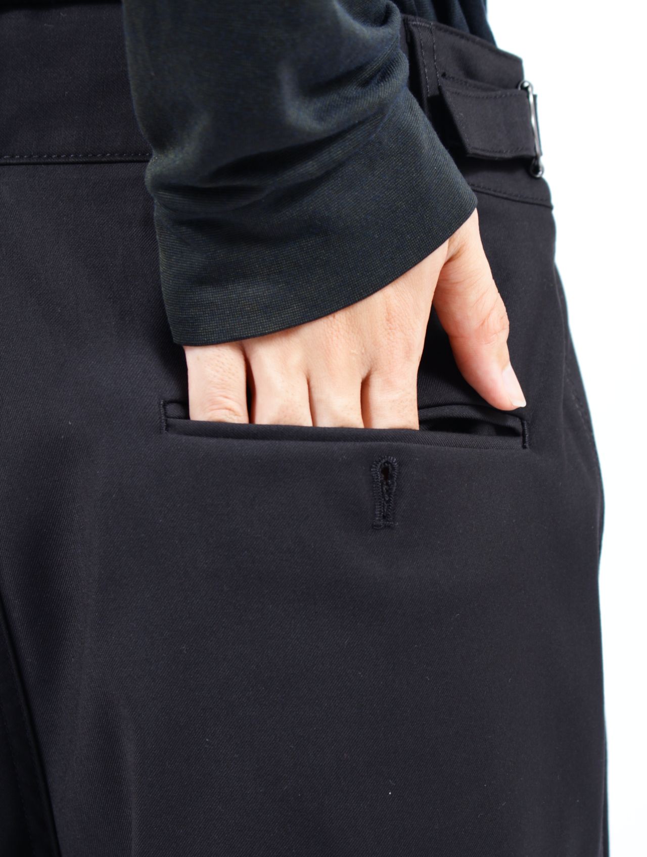 【25AW】サンティアゴ スラックス / SANTIAGO SLACKS / ブラック